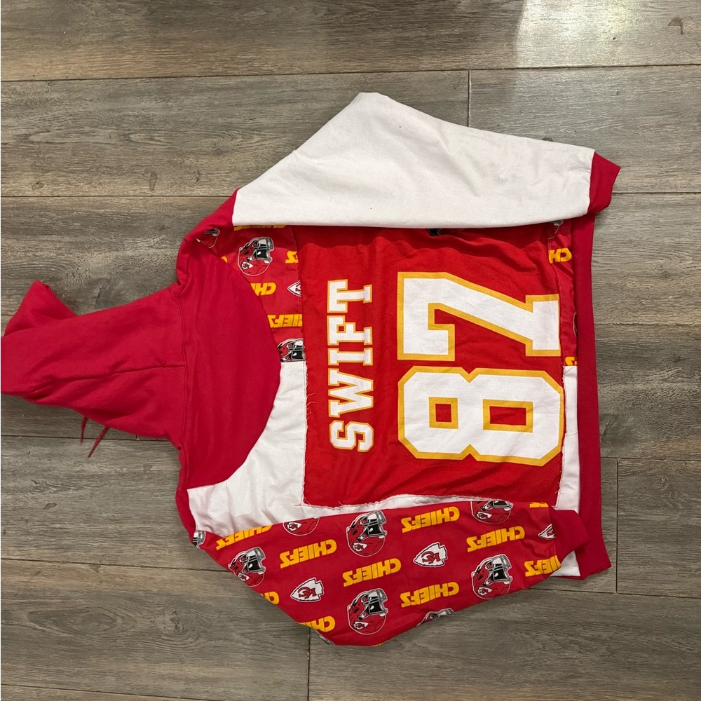Red and White Chiefs Hoodie
